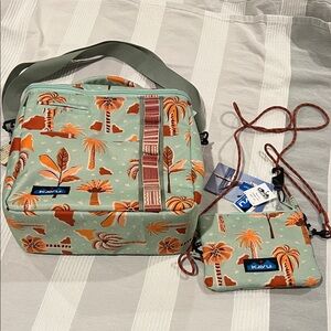 Kavu Palm Tree Print Crossbody Bag